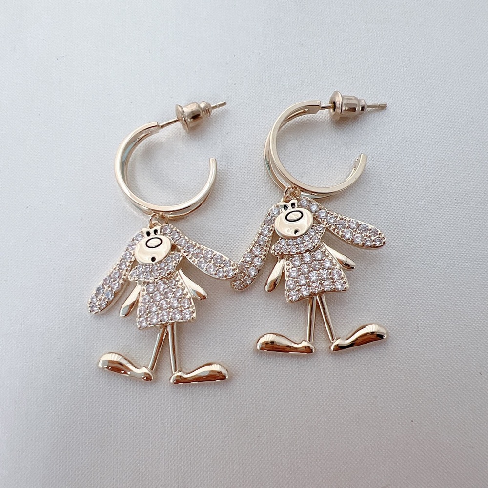 Dangle Dog Earrings